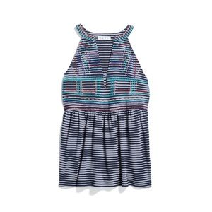 THML Maneena Embroidered Halter Tank Size Small